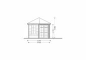 Gartenhaus KILIAN, 5x3m, 15m² – Bild 2