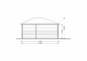 Gartenhaus KILIAN, 5x3m, 15m² – Bild 4