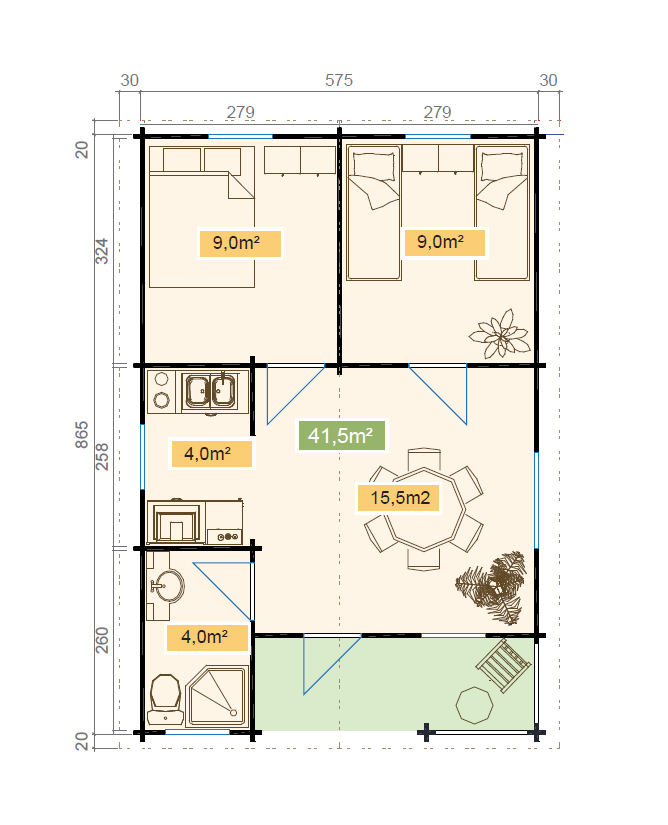 4742913016414_Kasai_B_70_7011741_Grundriss_2.png Ferienhaus Kasai B 70 – Bild 3