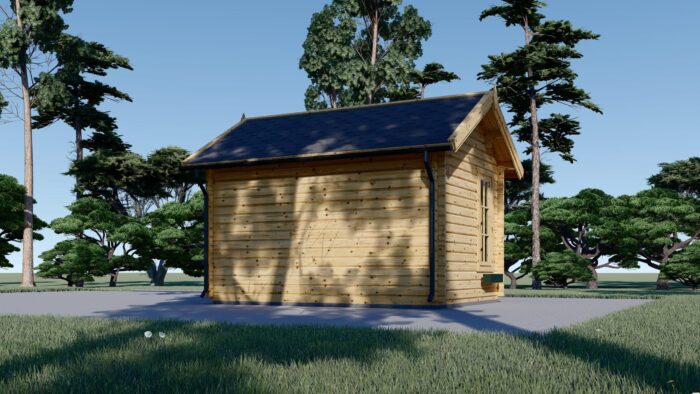 Premium Gartenhaus BRÜSSEL, 4x3m, 12m² – Bild 4