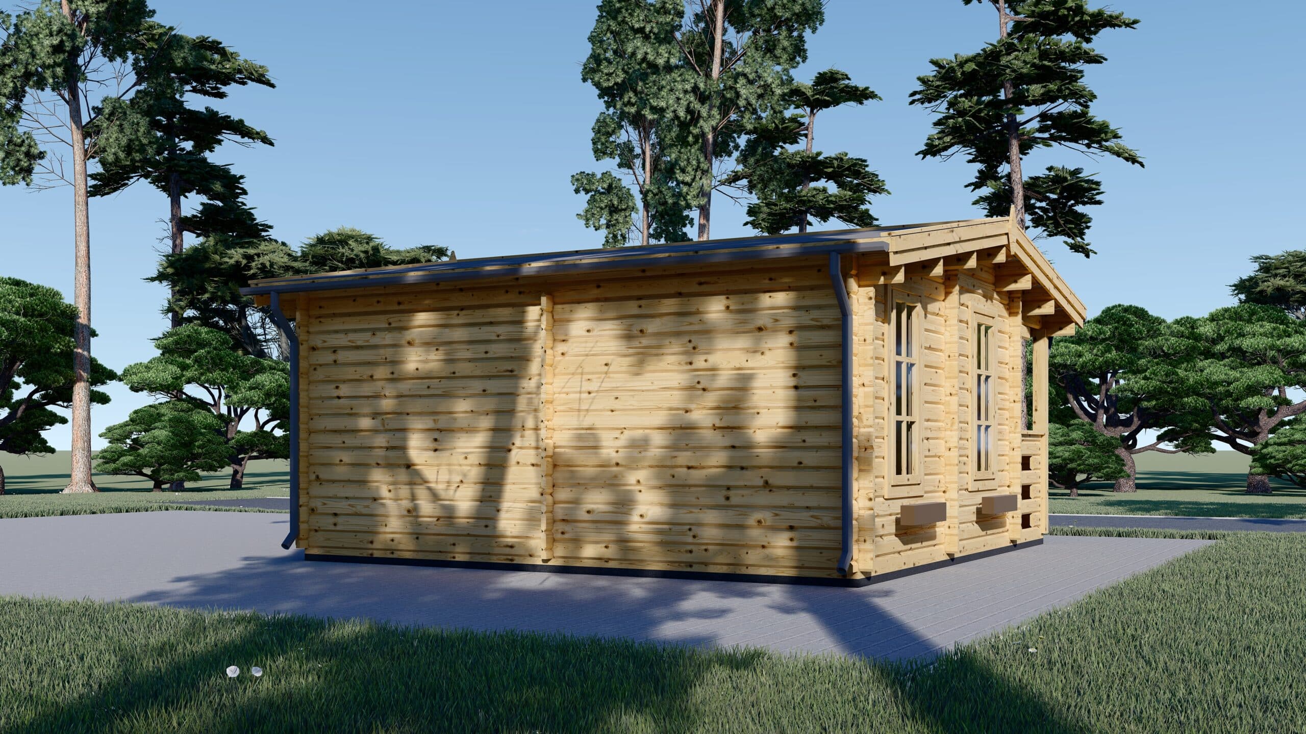 @_Royal_44_5-scaled-1.jpg Premium Gartenhaus ROLAND 5x5 m, 25 m² – Bild 5