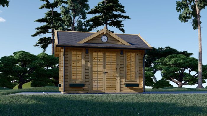 Premium Gartenhaus BRÜSSEL, 4x3m, 12m² – Bild 5