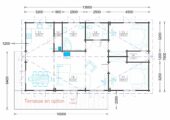 Blockbohlenhaus LIENZ (66 mm) 103 m² – Bild 6