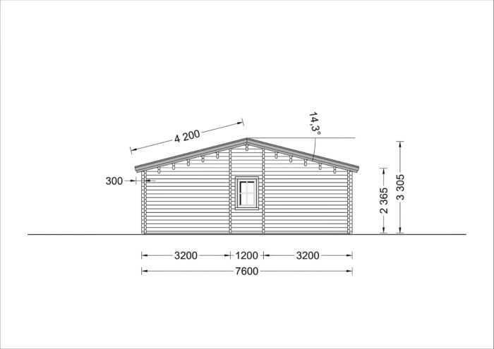 Blockbohlenhaus LIENZ (66 mm) 103 m² – Bild 9