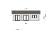 Blockbohlenhaus ANDI (44+44mm), 72m² – Bild 8