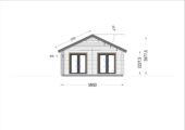 Blockbohlenhaus ANGELA (44+44mm), 71m² – Bild 9