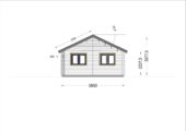 Blockbohlenhaus ANGELA (44+44mm), 71m² – Bild 6