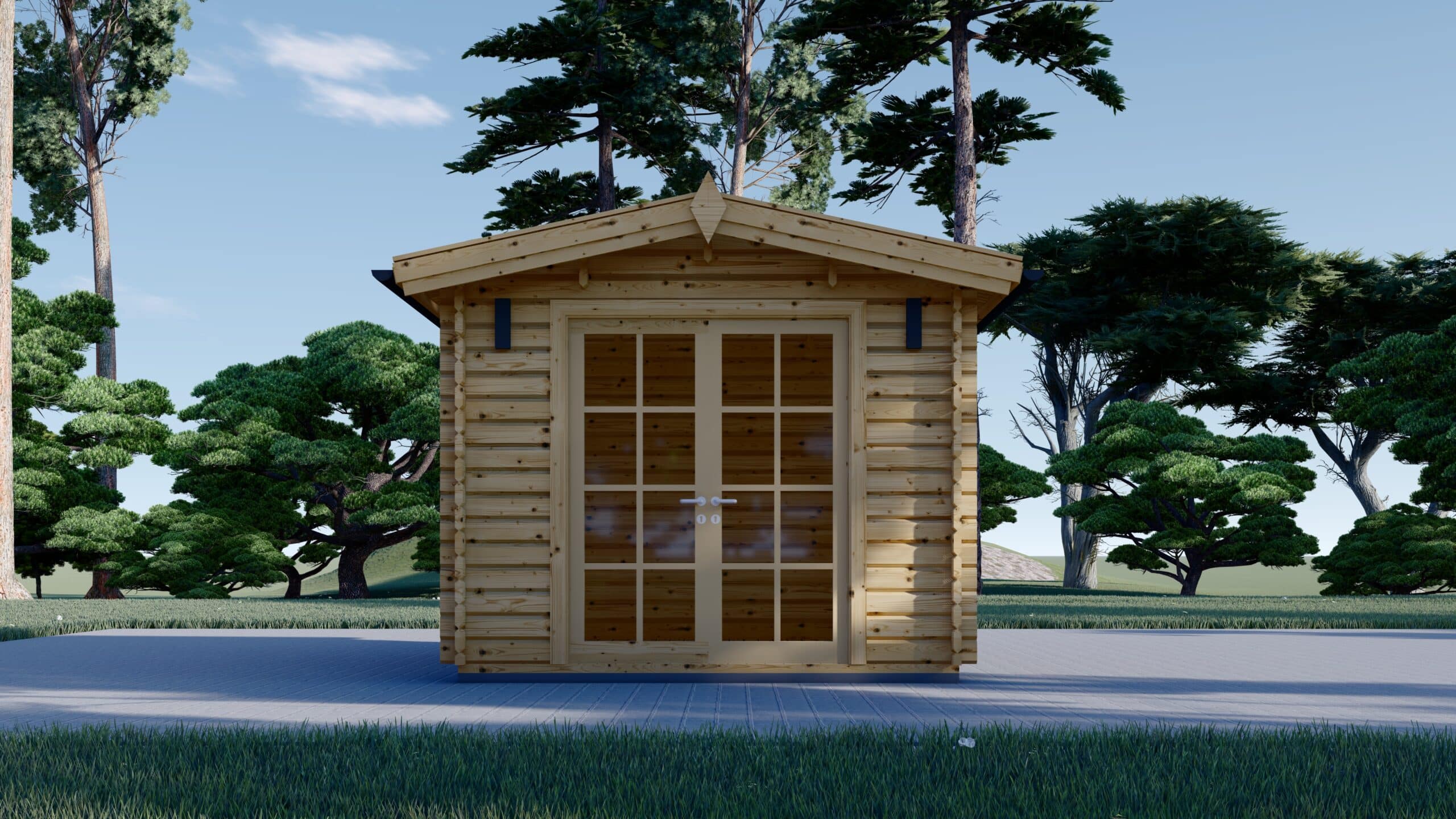 B2b_Adam_5-scaled-1.jpg Gartenhaus ADRIA (44 mm), 3x3 m, 9 m² – Bild 5