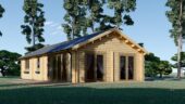 Blockbohlenhaus ANGELA (44+44mm), 71m² – Bild 3