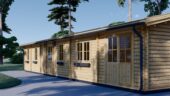 Blockbohlenhaus BOZEN (44 + 44mm), 15x6m, 90m² Isoliert – Bild 5