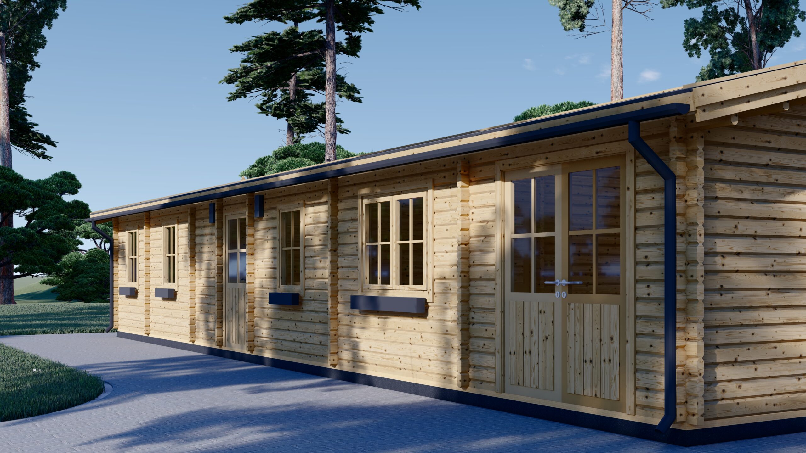 B2b_Brighton_7-scaled-1.jpg Blockbohlenhaus BOZEN (44 + 44mm), 15x6m, 90m² Isoliert – Bild 5