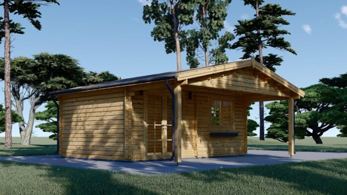 Gartenhaus KLAUS 6x6m, 36m² – Bild 1