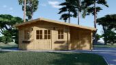 Premium Gartenhaus  CLAUDIA (66mm) 28m², 7x4m