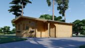 Premium Gartenhaus  CLAUDIA (66mm) 28m², 7x4m – Bild 3