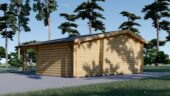 Premium Gartenhaus  CLAUDIA (66mm) 28m², 7x4m – Bild 5