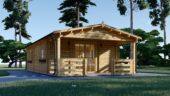 Blockbohlenhaus HANNES (44 + 44 mm) 42 m² – Bild 5