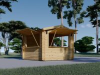 Verkaufsstand,44mm, 4x4 m, 16m²