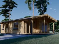 Blockbohlenhaus MATREI (66mm), 6x10m, 60m²