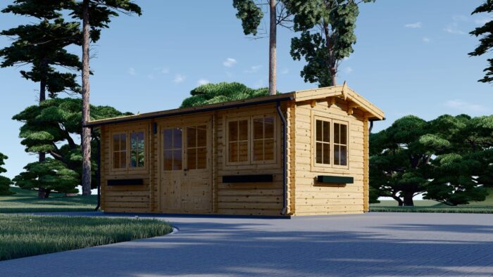 Gartenhaus OSKAR, 6x3 m, 18 m² – Bild 2