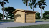 Gartenhaus aus Holz OLIVER (44mm), 4x3m, 12m² – Bild 4