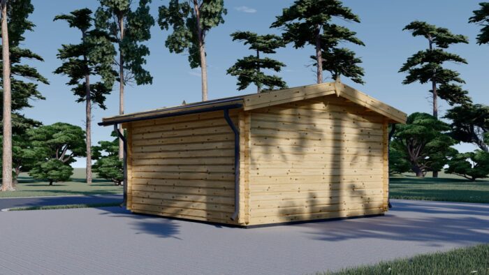 Gartenhaus PALM, 4x4m, 16m² – Bild 3