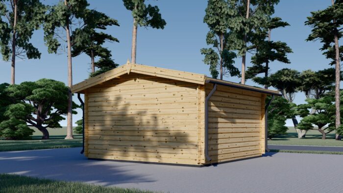 Gartenhaus PALM, 4x4m, 16m² – Bild 4