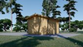 Premium Gartenhaus aus Holz PETRA (34mm), 3x3m – Bild 4