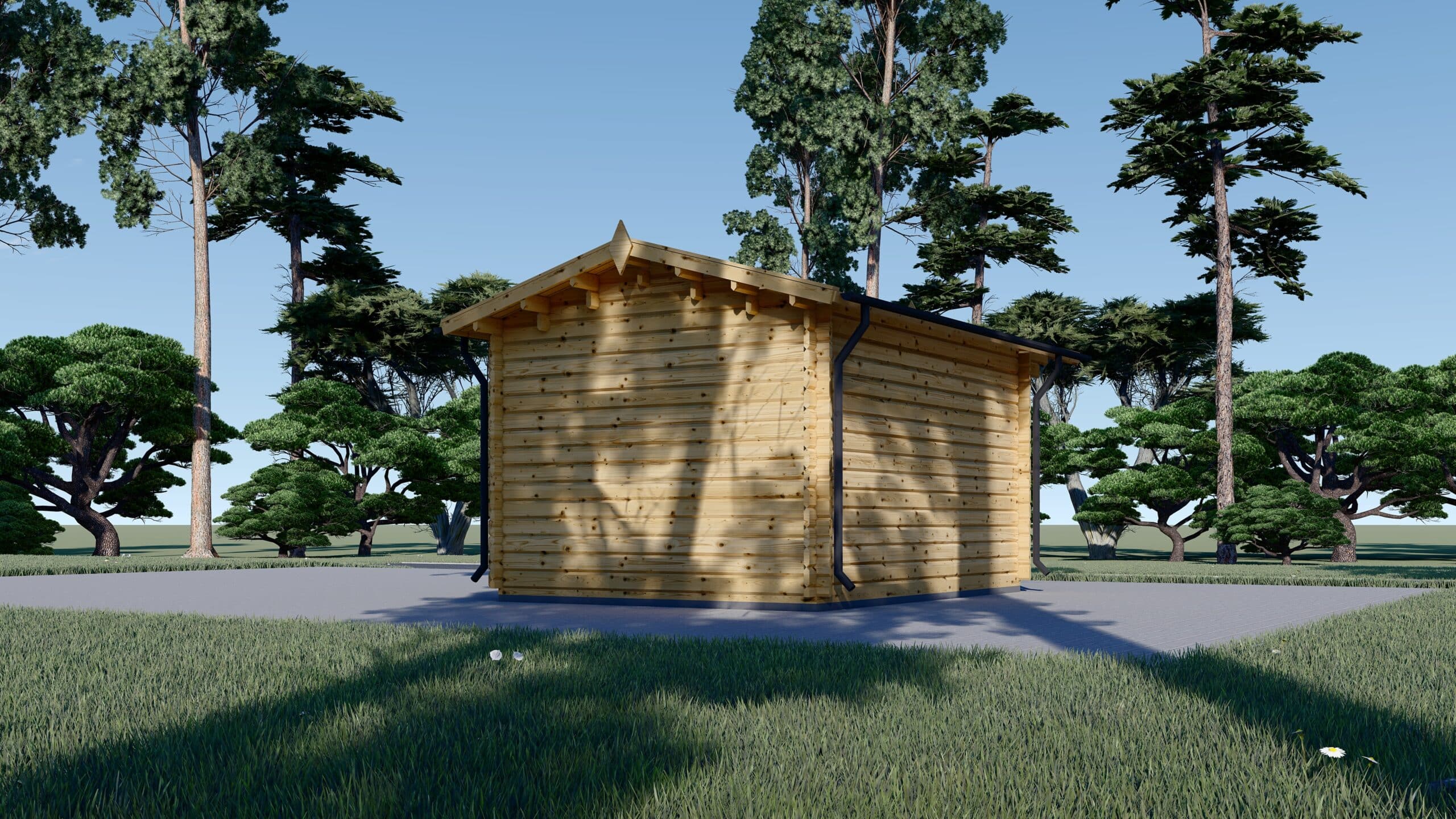 B2b_Peter_4-scaled-1.jpg Premium Gartenhaus aus Holz PETRA (34mm), 3x3m – Bild 4