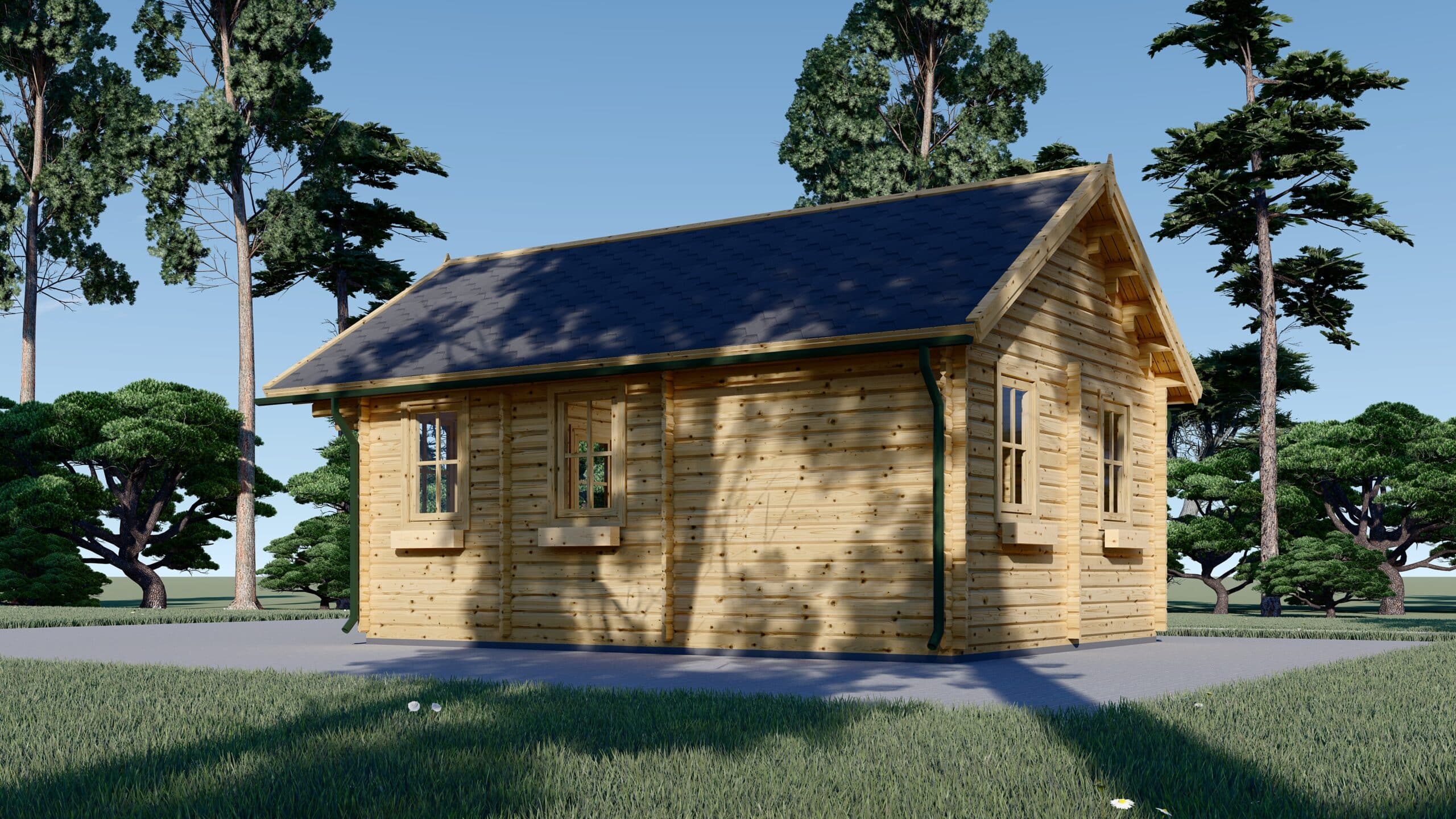 B2b_Scoot_4-scaled-1.jpg Blockbohlenhaus mit Schlafboden SALLY (44 + 44mm), 27m² – Bild 5