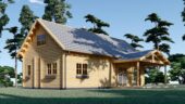 Blockbohlenhaus VERENA (66mm), 127m² – Bild 2