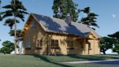 Blockbohlenhaus VERENA (66mm), 127m² – Bild 5