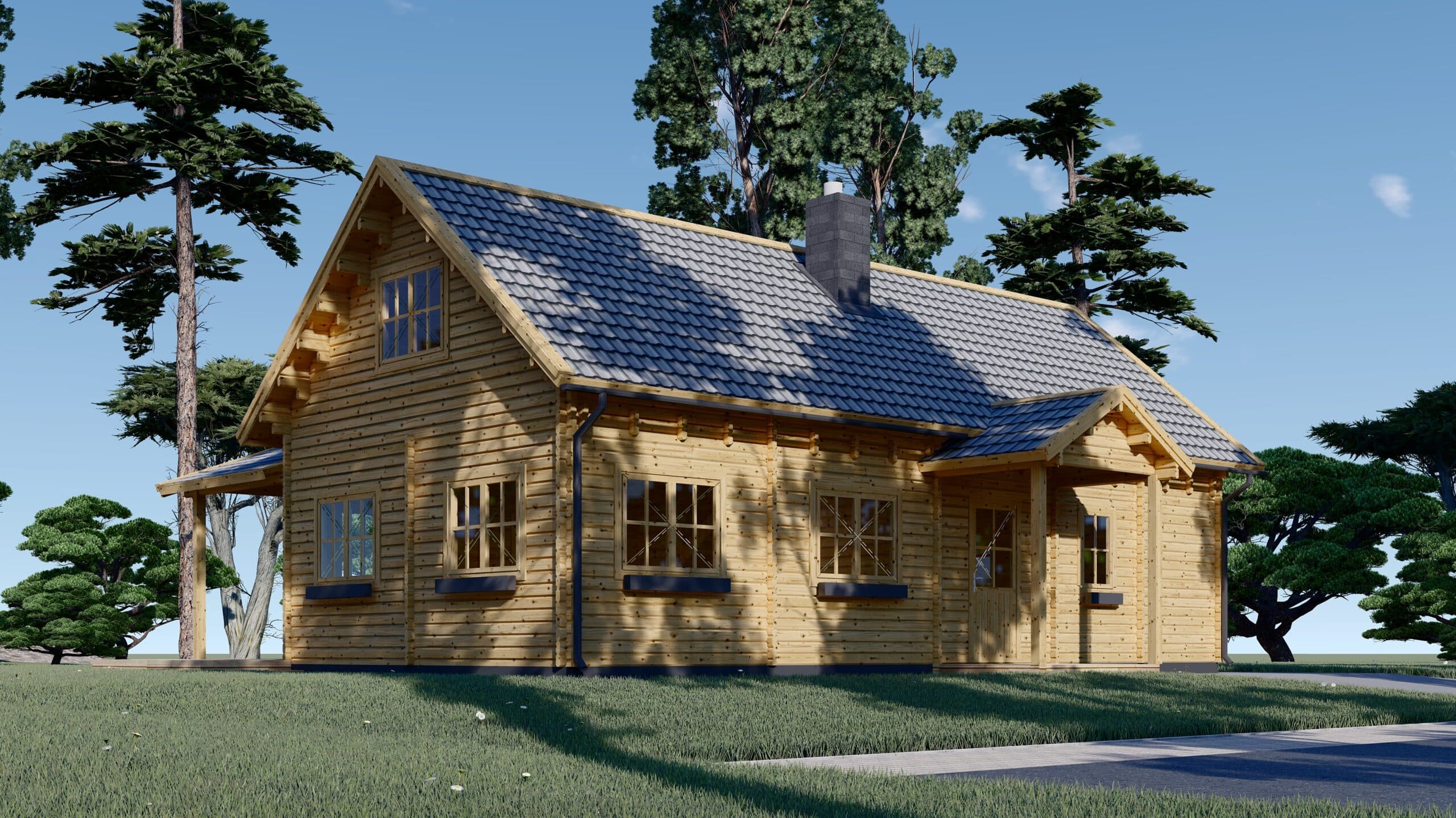 B2b_Vera_5-scaled-1.jpg Blockbohlenhaus VERENA (66mm), 127m² – Bild 5