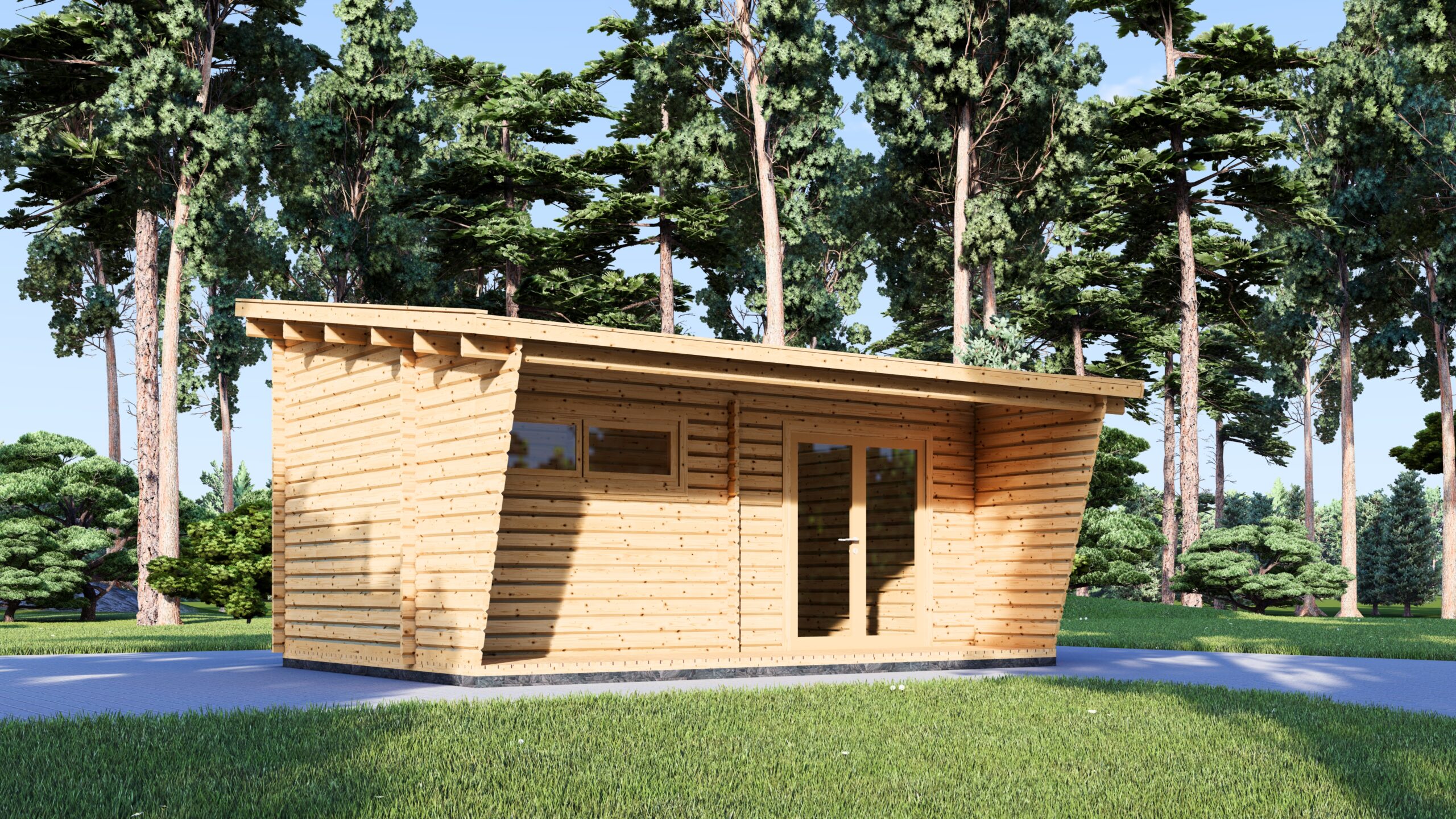 B_B2b_Horta_2-scaled-1.jpg Gartenhaus aus Holz HANS (44mm), 6x3m, 18m² – Bild 3