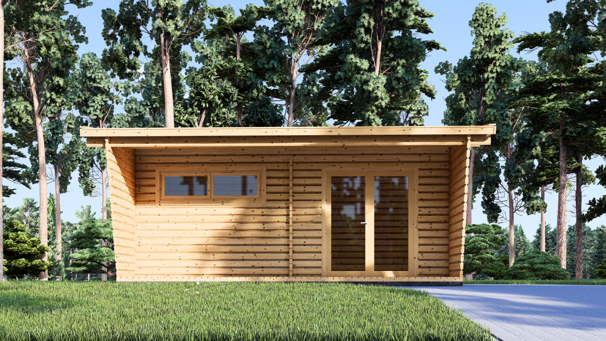 B_B2b_Horta_5-scaled-1.jpg Gartenhaus aus Holz HANS (44mm), 6x3m, 18m² – Bild 5