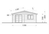 Gartenhaus KLAUS 6x6m, 36m² – Bild 6