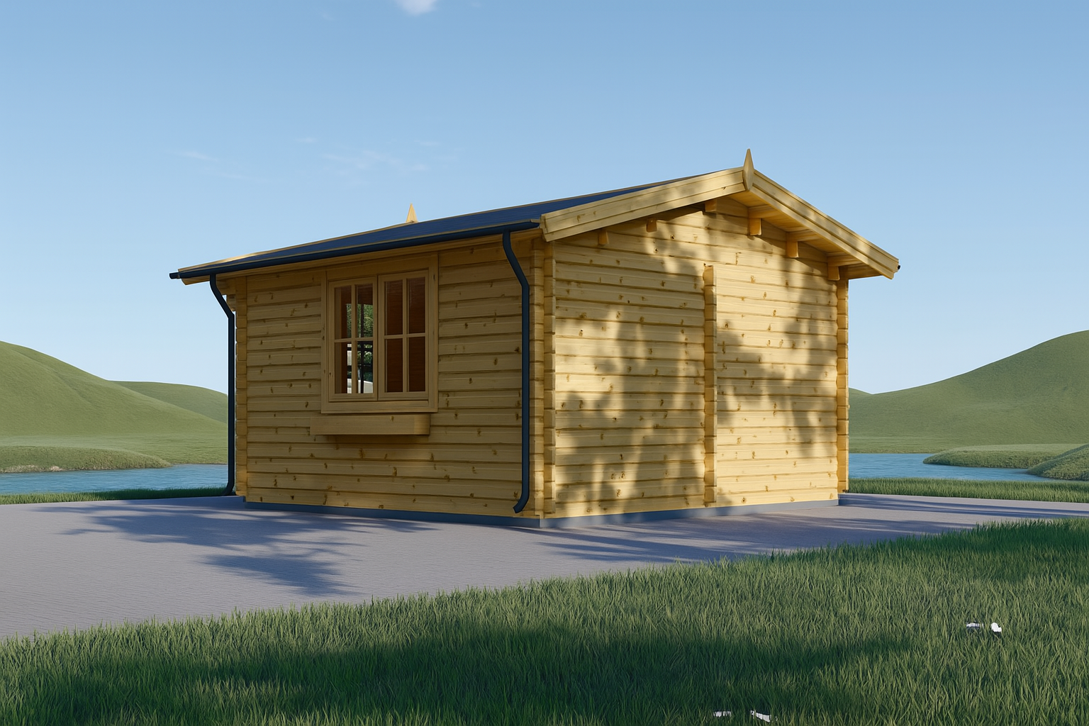 ChatGPT-Image-10.-Juli-2025-09_29_52.png Gartenhaus Donau (44mm) 6x6m, 36m² – Bild 2