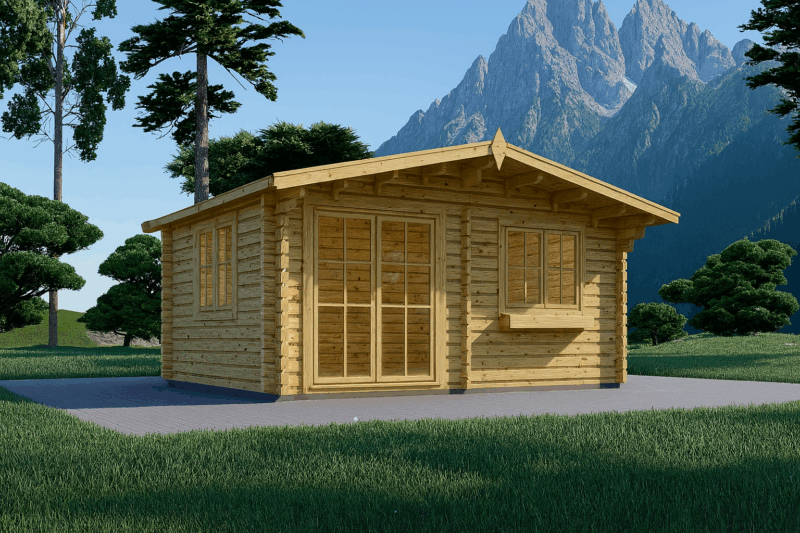 Premium Gartenhaus WIEN, 5x5 m, 25 m²