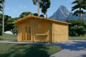 Premium Gartenhaus WIEN, 5x5 m, 25 m² – Bild 5