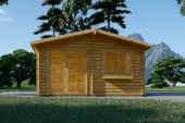 Premium Gartenhaus WIEN, 5x5 m, 25 m² – Bild 3