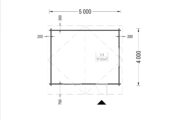 Gartenhaus Donau, 5x4m, 20m² – Bild 10