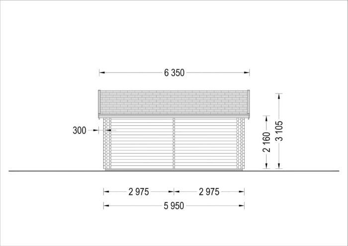 Premium Blockbohlenhaus FRITZ (44 + 44mm) 60m² – Bild 10