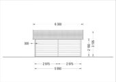 Premium Blockbohlenhaus FRITZ (44mm) 60m² – Bild 8