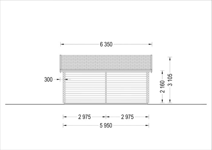 Premium Blockbohlenhaus FRITZ (44mm) 60m² – Bild 8