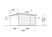 Gartenhaus HELENE 6x4m, 24m² mit 12.5m² Terrasse – Bild 10