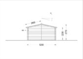 Blockbohlenhaus HANNES (44 + 44 mm) 42 m² – Bild 9