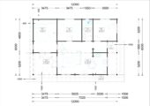Blockbohlenhaus SCHLADMING (66 mm) 96 m² – Bild 6