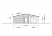 Blockbohlenhaus SCHLADMING (66 mm) 96 m² – Bild 9