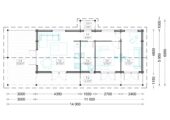 Blockbohlenhaus TRAUNSEE (44 + 44 mm) 50 m² – Bild 6