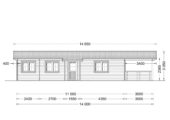 Blockbohlenhaus TRAUNSEE (66 mm) 50 m² – Bild 10