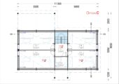 Blockbohlenhaus VERENA (44 + 44mm), 127m² – Bild 9
